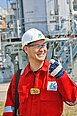 People at Karachaganak Processing Complex