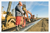 ﻿Uralsk Gas Pipeline Construction